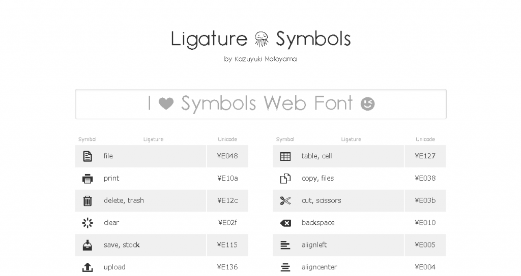 Ligature_Symbols